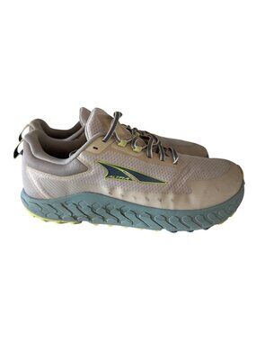 Altra Outroad 2 Mens Size 13 Trail Running Shoes Beige & Green Lightweight